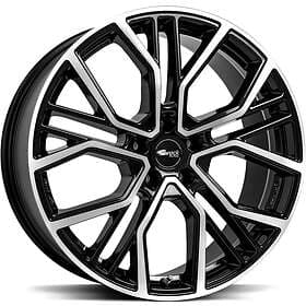 Brock Wheels B41 Black Full Polish 10.5x21 5/112 ET19 CB66.6