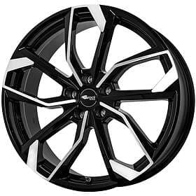 Brock Wheels RC34 Black Full Polish 7x17 4/108 ET47.5 CB63.4