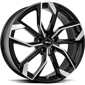 Brock Wheels RC34 Black Full Polish 7x17 5/100 ET48 CB56.1