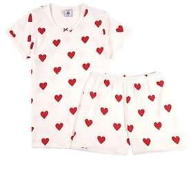 Petit Bateau Heart Print Sommarpyjamasset