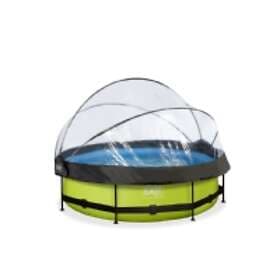 Exit Round Pool with Filter Pump and Cover 300x76cm