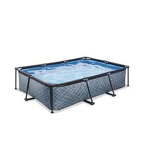 Exit Rectangular Pool with Filter Pump 300x200x65cm