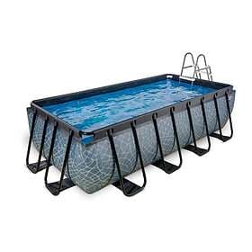 Exit Rectangular Pool with Filter Pump 400x200x100cm