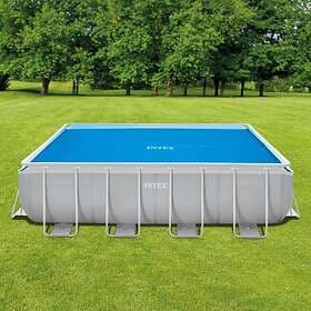 Intex Poolöverdrag solenergi blå 400x200 cm polyeten