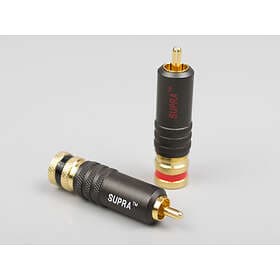 Supra PPSL RCA PLUG PAIR Röd/Vit PPSL-RCA