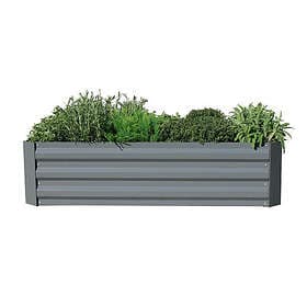 Gardenlife Pallkrage Stål Easy M 120x80cm (Grå)