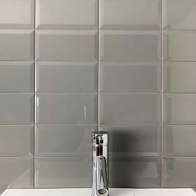 Tenfors Kakel Metro Cemento Blank 10x20cm