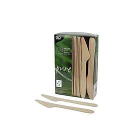 Papstar Engångsbestick i Trä Kniv 100-pack
