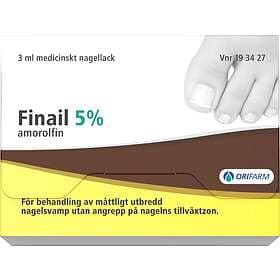 Finail Amorolfin Medicinskt Nagellack 5% 3 ml