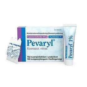 Pevaryl Vagitorium 150mg 3st & Kräm 1% 15g