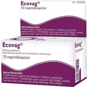 Ecovag Vaginalkapsel Hård 10st