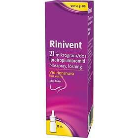 Rinivent Nasal 21ug/dos 180 doser