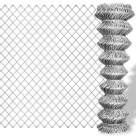 vidaXL Flätverksstängsel Galvaniserat Stål 25x1,25m