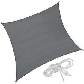TecTake Solsegel I Polyeten Kvadratiskt 400x400cm