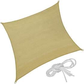 TecTake Solsegel I Polyeten Kvadratiskt 360x360cm