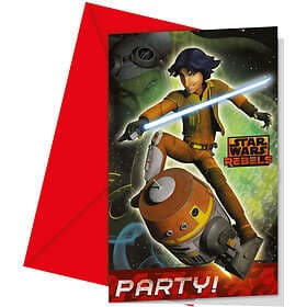 Star Wars Rebels Inbjudningskort