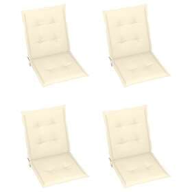 vidaXL Stolsdynor för trädgården 4-pack