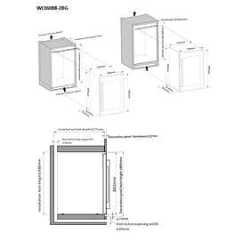 Witt WCI6088-2BG (Svart)