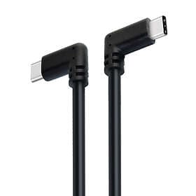 NÖRDIC 5A USB C - USB C 3.1 (Emarker) (2x angled) 0,5m