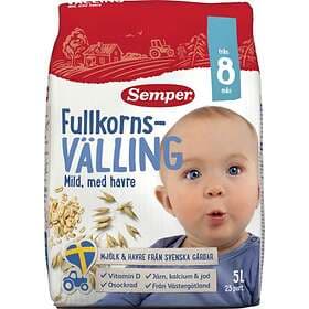 Semper Fullkornsvälling Mild med Havre 8M 5l