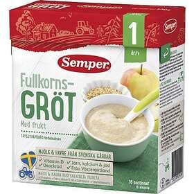 Semper Fullkornsgröt Med Frukt 12m 530g