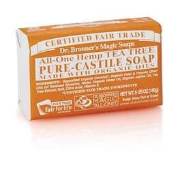 Dr. Bronner's Tea Tree Bar Soap 140g