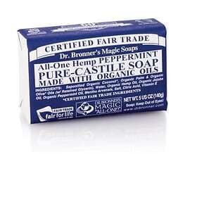 Dr. Bronner's Peppermint Bar Soap 140g