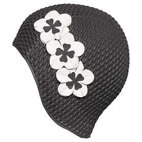 Fashy Flowers Rubber Badmössa Svart