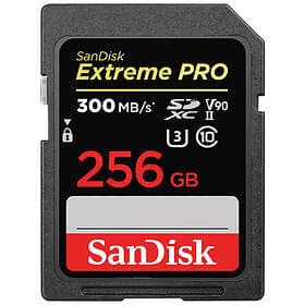 SanDisk Extreme Pro SDXC Class 10 UHS-II U3 V90 300MB/s 256GB