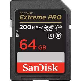 SanDisk Extreme Pro SDXC Class 10 UHS-I U3 V30 200/90MB/s 64GB