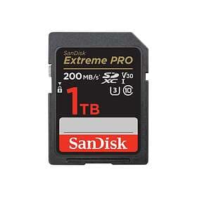 SanDisk Extreme Pro SDXC Class 10 UHS-I U3 V30 200/140MB/s 1TB