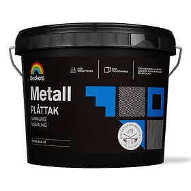 Beckers Takfärg Metall Plåttak Svart 3L
