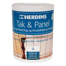 Herdins Lasyr Tak- & Panelvitt Extra Vit 1L