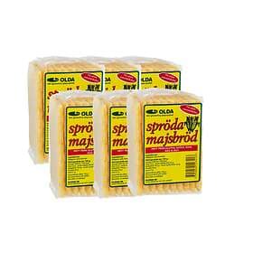 Spröda Majsbröd 6 X 70g