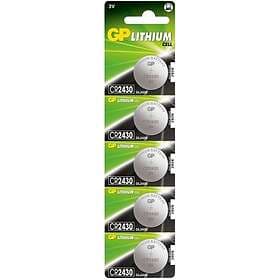 GP Batteries Lithium Knappcellsbatteri CR2430 5-pack