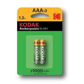 Kodak Rechargable AAA-batterier 2-pack