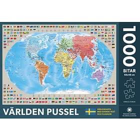 Världen Pussel 1000 Bitar