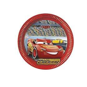 Disney Cars 3 Papperstallrikar 23cm 8-pack