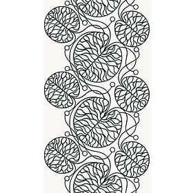 Marimekko Bottna Tyg Svart/Vit 145cm