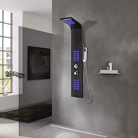 vidaXL Shower Panel 142996 (Svart)