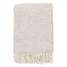 Klippan Yllefabrik Ullpläd Preppy Beige Mélange (130x200cm)