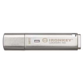 Kingston IronKey Locker+ 50 XTS-AES USB Encrypted 64GB