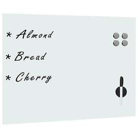 vidaXL Magnetic Whiteboard 80x60cm