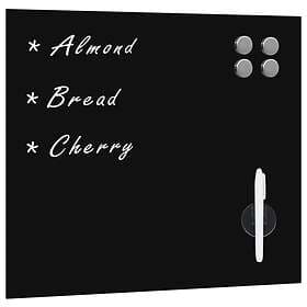 vidaXL Wall Mounted Magnetic Board Glass 50x50cm