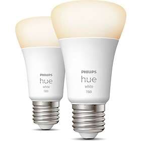Philips Hue White LED E27 A60 2700K 1100lm 9,5W 2-pack