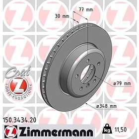 Otto Zimmermann Bromsskiva COAT Z 150.3434.20