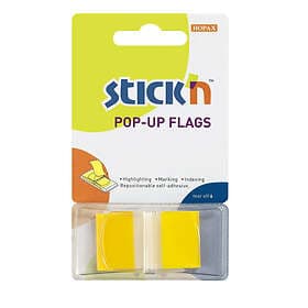 Stick'n Index pop-Up Flags Gul