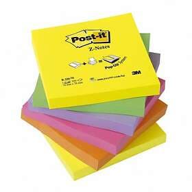 Post-It Z-Block Rainbow 76x76mm