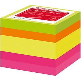 Office Depot Notis Z-Block Neon 76x76mm