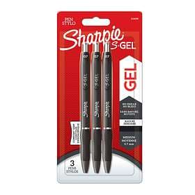 Sharpie S Gel 0.7 mm Black 3-pack
